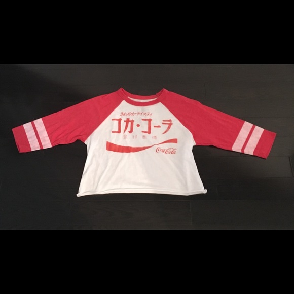 🇯🇵 *NEW* NWOT Japanese Coca Cola 3/4 sleeve - Picture 4 of 7